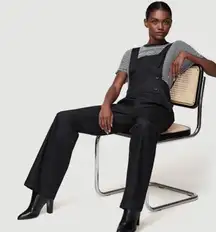 Frame Denim Tux Noir Wide Leg Overalls Jumpsuit Womens Size Large Utility Work