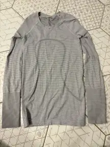 Lululemon Striped Long Swiftly Tech 2.0
