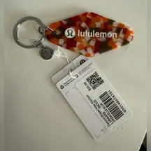 NWT Lululemon 'Live in the Moment' Keychain