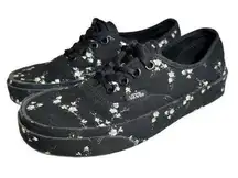 Vans |  | Black Midnight Floral Lace-Up Shoes - 3.5/5