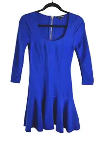 Juicy Couture Royal Blue Bandage Fit & Flare Dress Size‎ 2 Y2k 90s