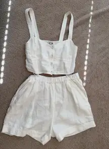 Madewell Linen Short Set