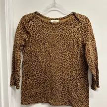 Style & Co. Brown cheetah Patterned Top