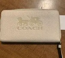 Coach White Leather Wallet