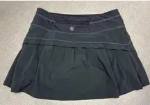 ATHLETA GRAY GREY XS Skort Pleated Skirt Shorts Athletic