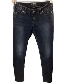 Silver Jeans Suki Super Skinny Indigo Denim Casual School Everyday Fall Winter