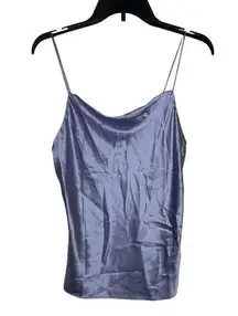 Cami NYC Women's Top The Axel Silk Square Neck Spaghetti Strap Satin Crop XS NWT