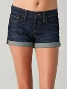 Joe's Jeans Raw Edge Rolled Cuffed Jean Shorts