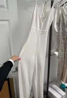 White jumpsuit 
