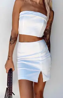 White Two Piece Set