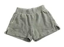 Aerie Soft Chill Lightweight Sweat Shorts Heathered Grey Pockets Size S