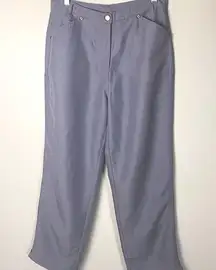 Woolrich grey-blue slate super soft straight leg pants. Size 10-Petite. EUC