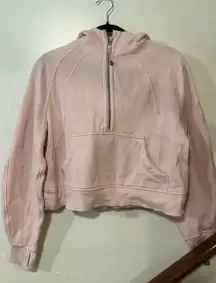Lululemon Pink Scuba Half-Zip Oversized Hoodie XS/S