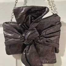 Purple Metallic Women's Shoulder Bag