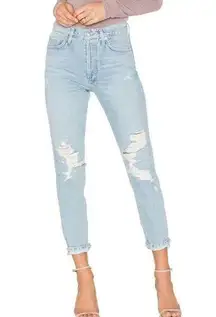 AGOLDE Jamie High Rise Classic Ever More 2 Light Blue Jeans