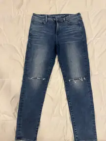 American eagle super stretch hi rise jegging crop