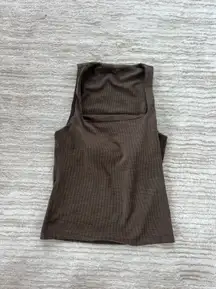 Brown Workout Top