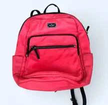 Kate Spade Large Pink Nylon Wilson Bradley Backpack Bag Purse Preppy Academia. Great for laptop books school university college work. Lots of space  Measurements in pics 