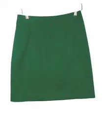 Kate Spade New York Vibrant Green Textured A-Line Skirt Women's Holiday Size 8