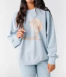 Lineup Graphic Oversized Sweatshirt