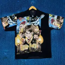 Harry Potter and the Chamber of Secrets Button Up Shirt Size Medium 