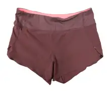 Athleta Purple Run With It 3' Short Women's size‎ Small style 530651