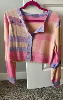 SHEIN Pink Star Sweater