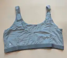 New in Box Allbirds Trino Bralette in Color Peppercorn Size XL