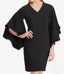 Ralph Lauren dress dolman sleeve lined size 10 black little black dress