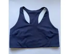 STUDIO LITE LONGLINE BRA IN NAVY NIGHTFALL Size Large