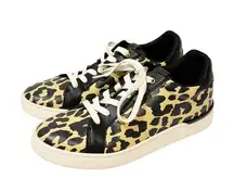 Coach Size 8.5 Leopard Animal Print Lowline Low Top Sneaker