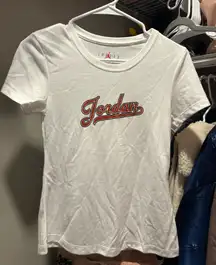 White jordan tee