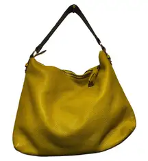 Boden yellow handbag leather hobo