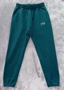 YoungLA Women's Jogger Sweatpants ambitious‎ Club Pull On Drawstring Green Sz L