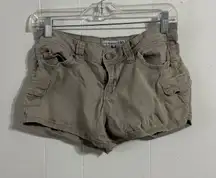Casual Women's Cargo Shorts in Khaki