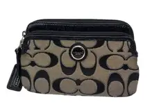 COACH Black and Gray Pouch