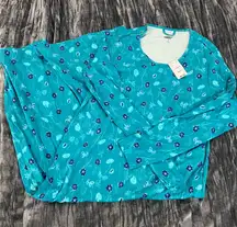 Lands End Blue Nightgown Size M