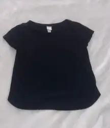 H&M Plain Black Basic Tee