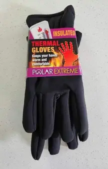 Polar Extreme Black New Thermal Gloves M/L