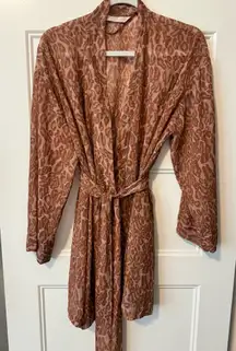 Victoria’s Secret Cheetah Print Women's Robe/Kimono One Size