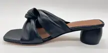 Journee Signature Sandals Womens 8.5 Black Leather Charlize Dress‎ MSRP $149 NEW