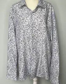 Rosso Milano Modern Fit Button down shirt. Size 2XL. Made in Italy.