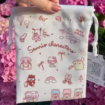 Sanrio Multicolor Small Drawstring Bag