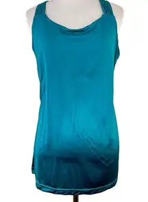 Mountain Hardwear Teal Green Racerback Cross Tank Top Size XL