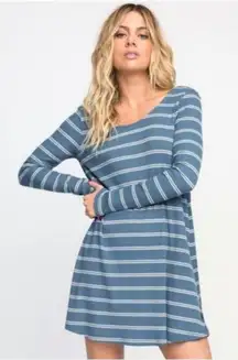 RVCA Time Table Long Sleeve Swing Dress