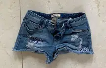 Blue Spice Blue Jean Cutoff Shorts Sz 3