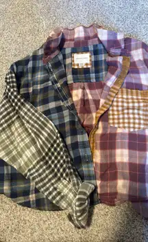 American Eagle Outfitters Cropped Flannel