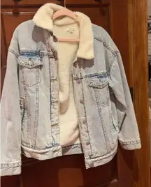 PacSun Denim Jacket Sherpa
