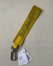 Lululemon Never Lost Keychain - Maize Yellow/Graphite Grey