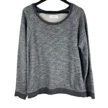 Everlane Gray Darker Trim Crewneck M Pullover Cotton Sweatshirt